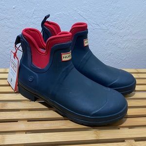 NWT Hunter for Target navy short rain boots wellies, size 9